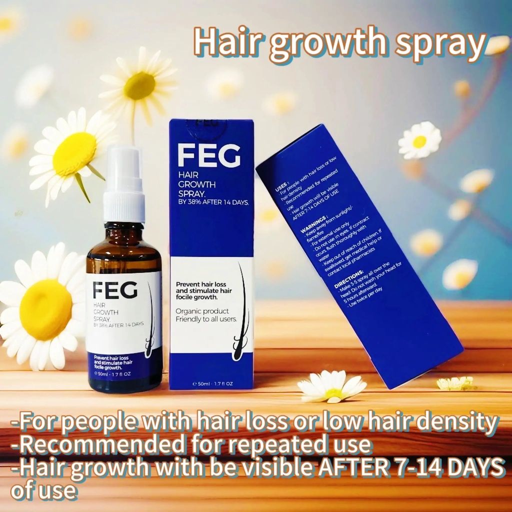 FEG Plus Hair Growth Spray Original [ FREE SHIPPING ALL OVER KSA ] EID OFFER LIVE !!!!!
