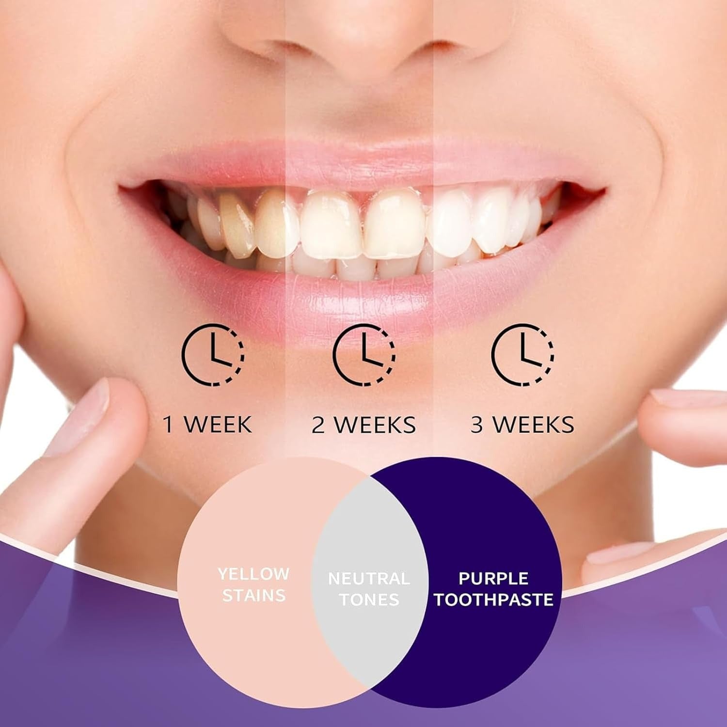 Jaysuing Purple Teeth Whitening Toothpaste ORIGINAL FREE HOME DELIEVERY ALL OVER KSA