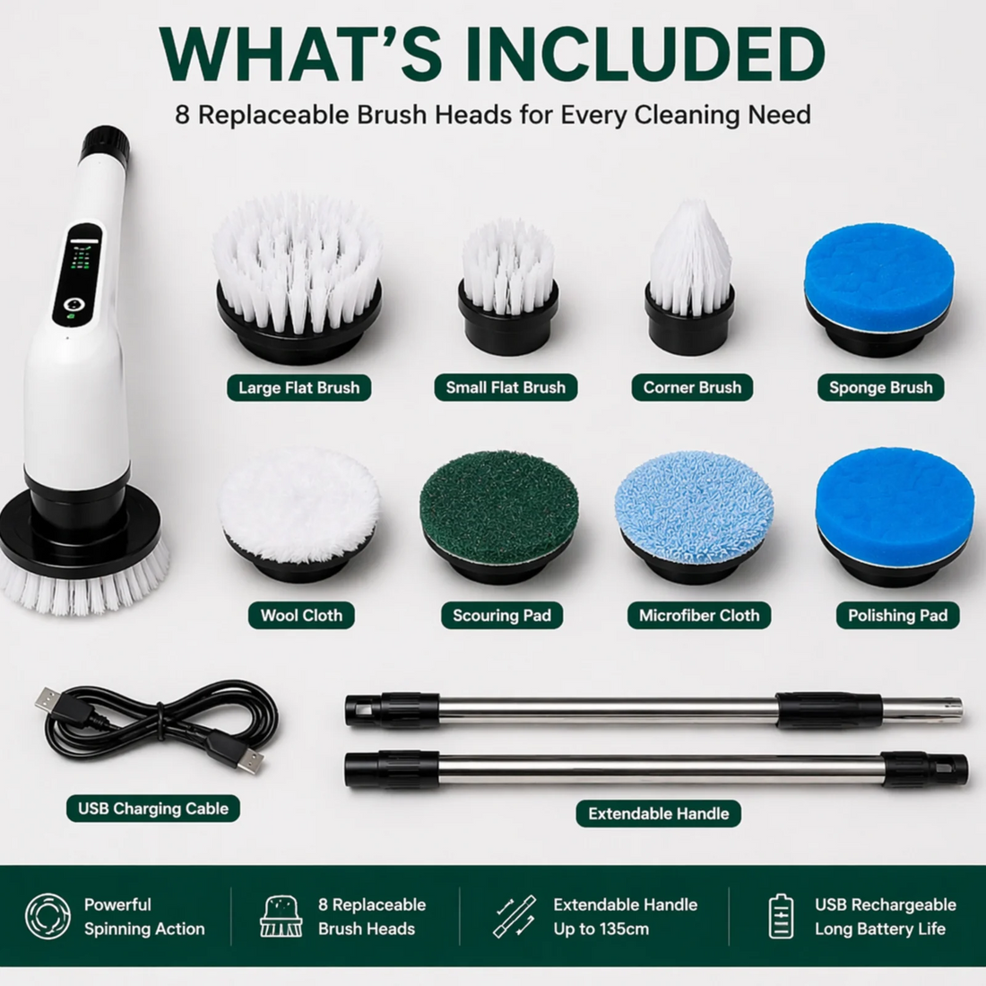 Sahara picks Electric Multifunctional Cleaning Scrubber [FREE SHIPPING ALL OVER KSA ]